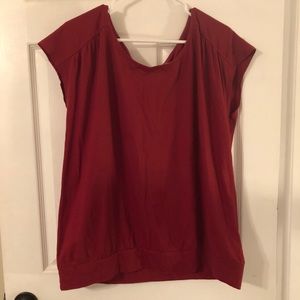 Loft Top with Zipper Back